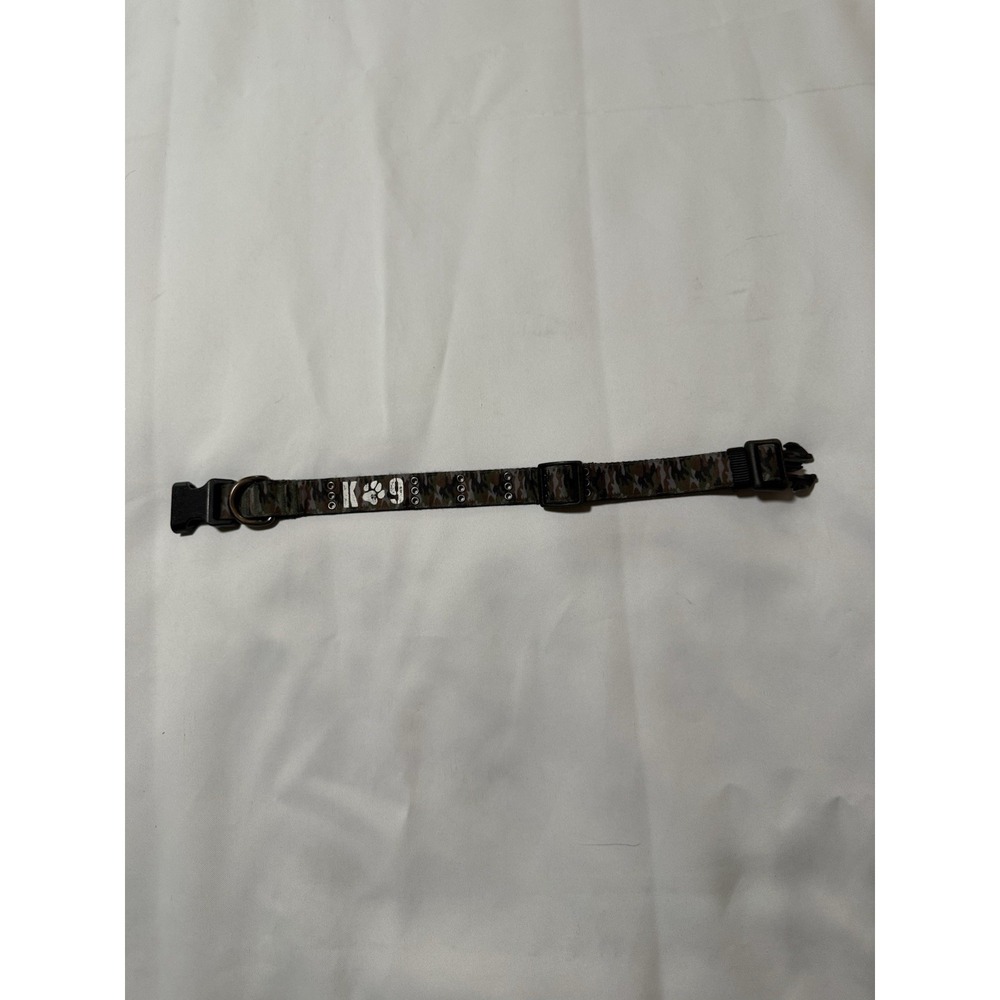 Dog Collar Heavy Duty K9 Tactical Training Pet Camouflage Sz Large